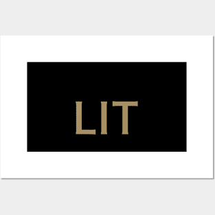 Lit Posters and Art